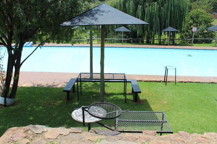 Braai areas at Pines Resort