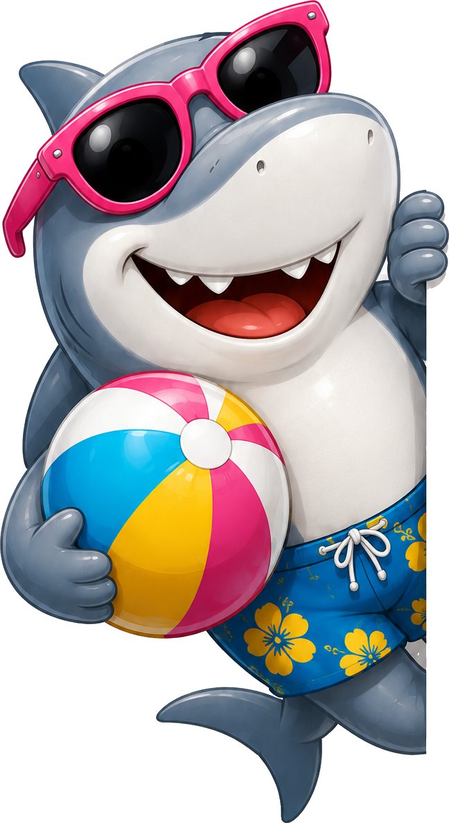 Pines Resort Shark Mascot